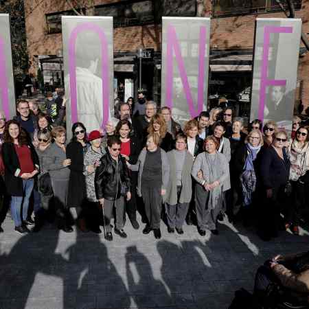 Monument Inauguration Ceremony, 2019. Photo Plataform Future Monument Prison of Les Corts